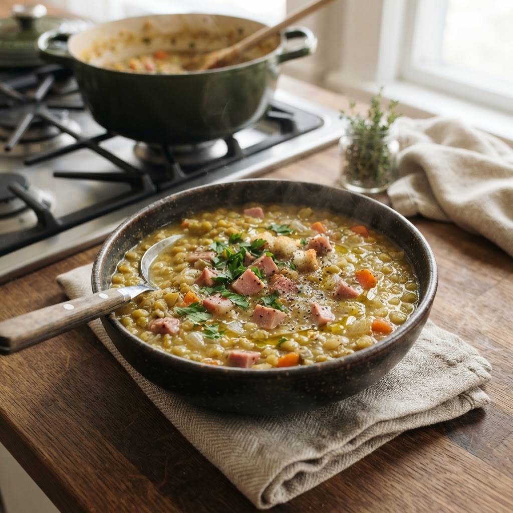 Split Pea Soup with Ham