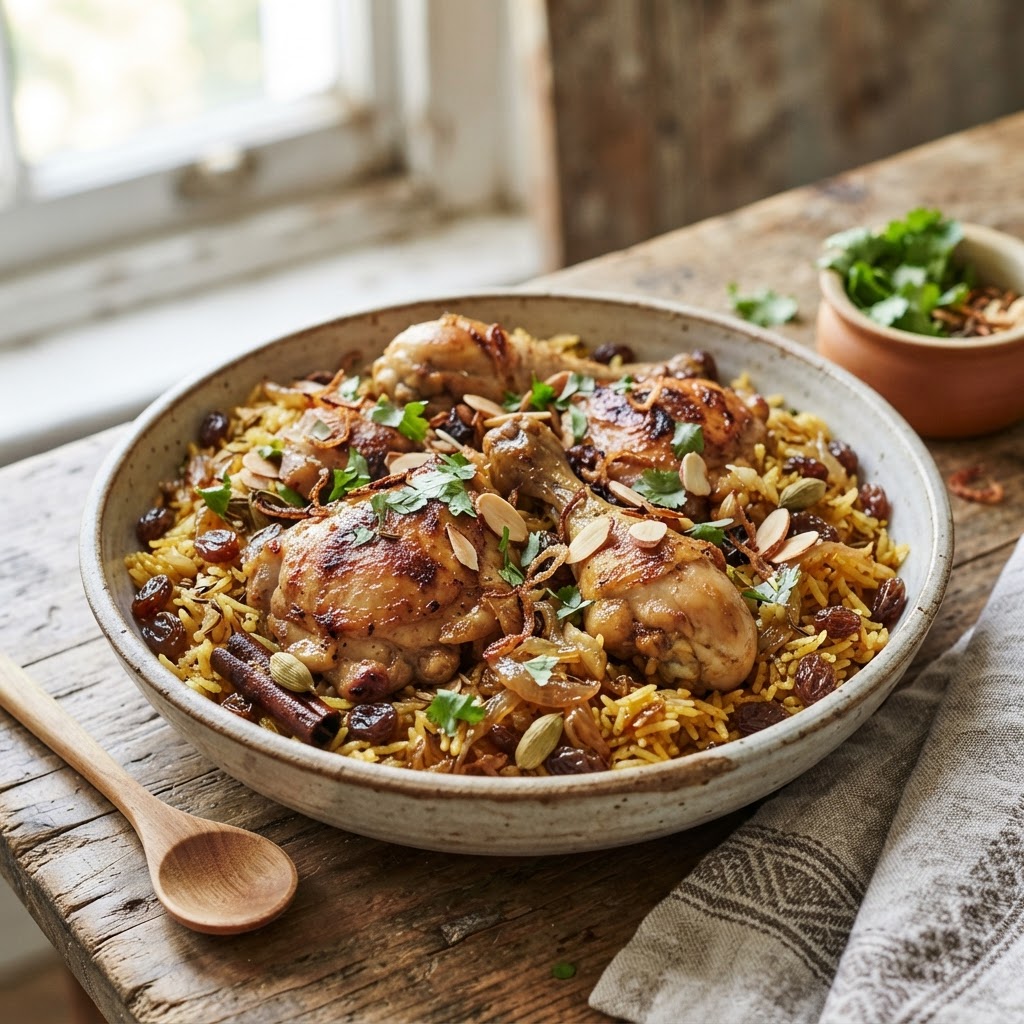 Somali Spiced Chicken and Rice