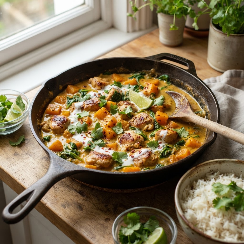 Butternut Squash Chicken Curry