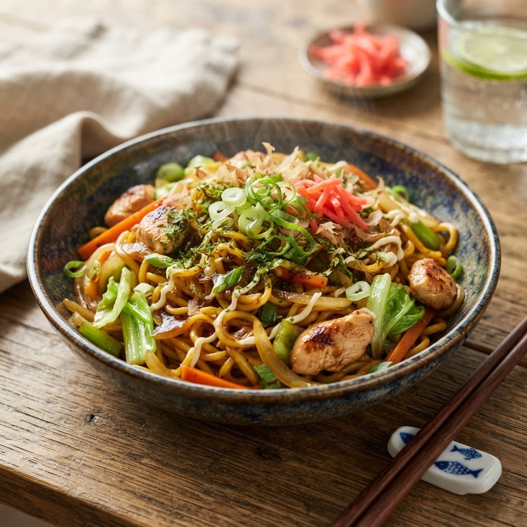 Chicken Yakisoba