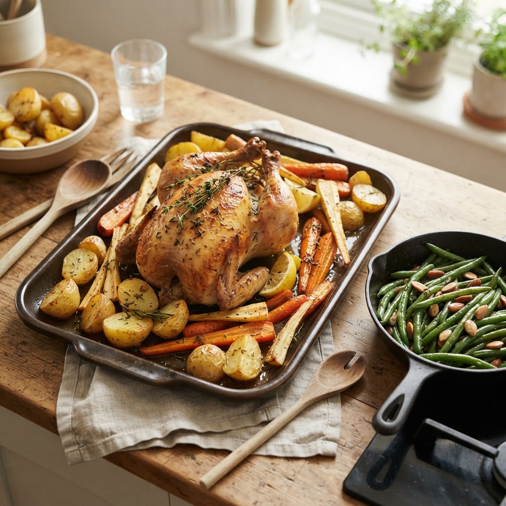 What to Serve With Roast Chicken: Sides That Can Share the Oven