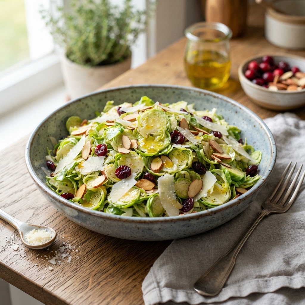 Shaved Brussels Sprout Salad