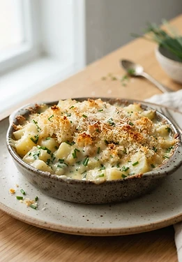 Creamy Potato and Chive Casserole