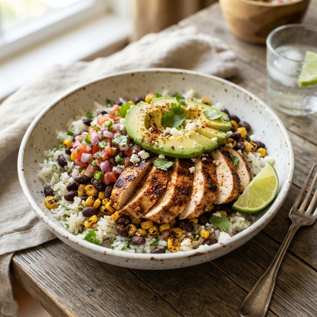 Chicken Burrito Bowls