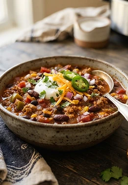Slow Cooker Turkey Chili