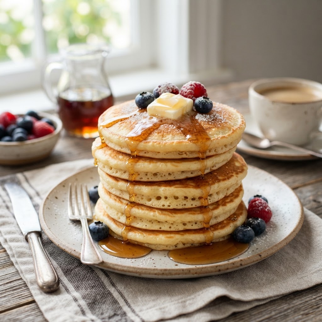 Fluffy Buttermilk Pancakes