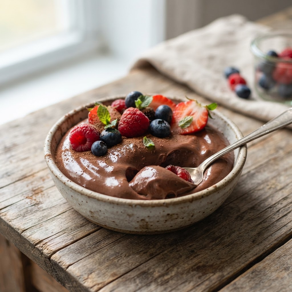 Cottage Cheese Chocolate Mousse