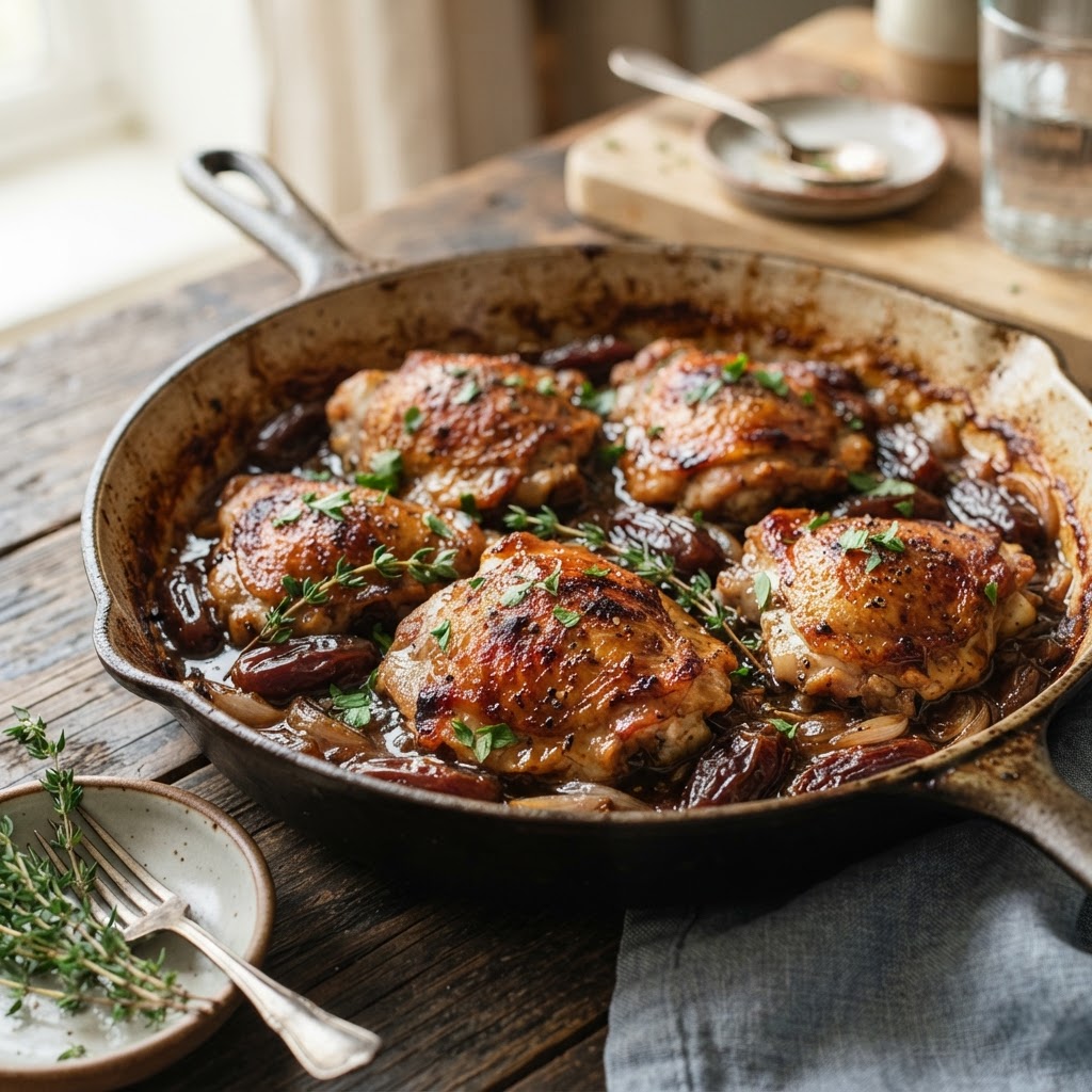 Date Balsamic Glazed Chicken