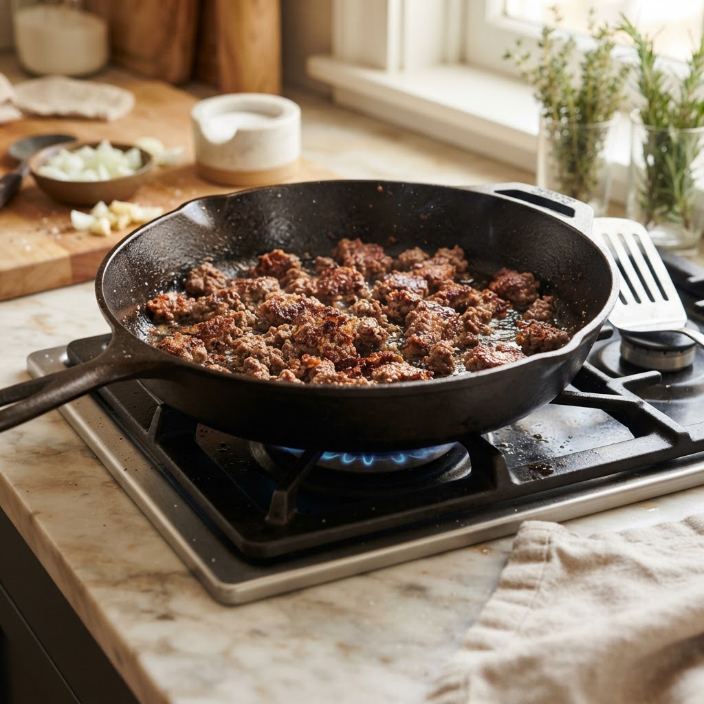 How to Brown Ground Beef Without Steaming It