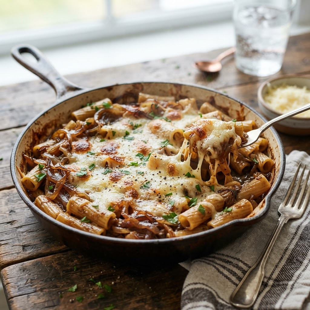 One-Pot French Onion Pasta