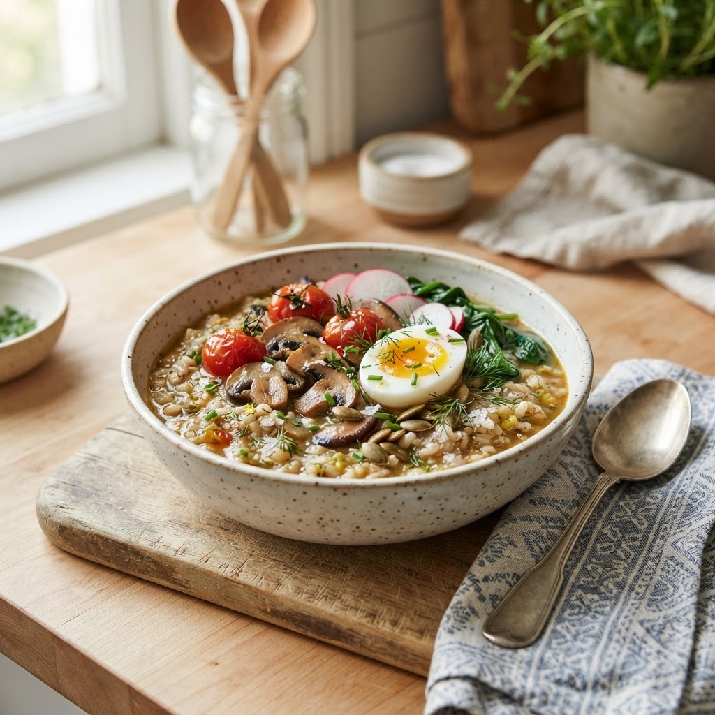 Savory Porridge Beyond Oatmeal: Barley, Rice, Polenta, and Global Ideas