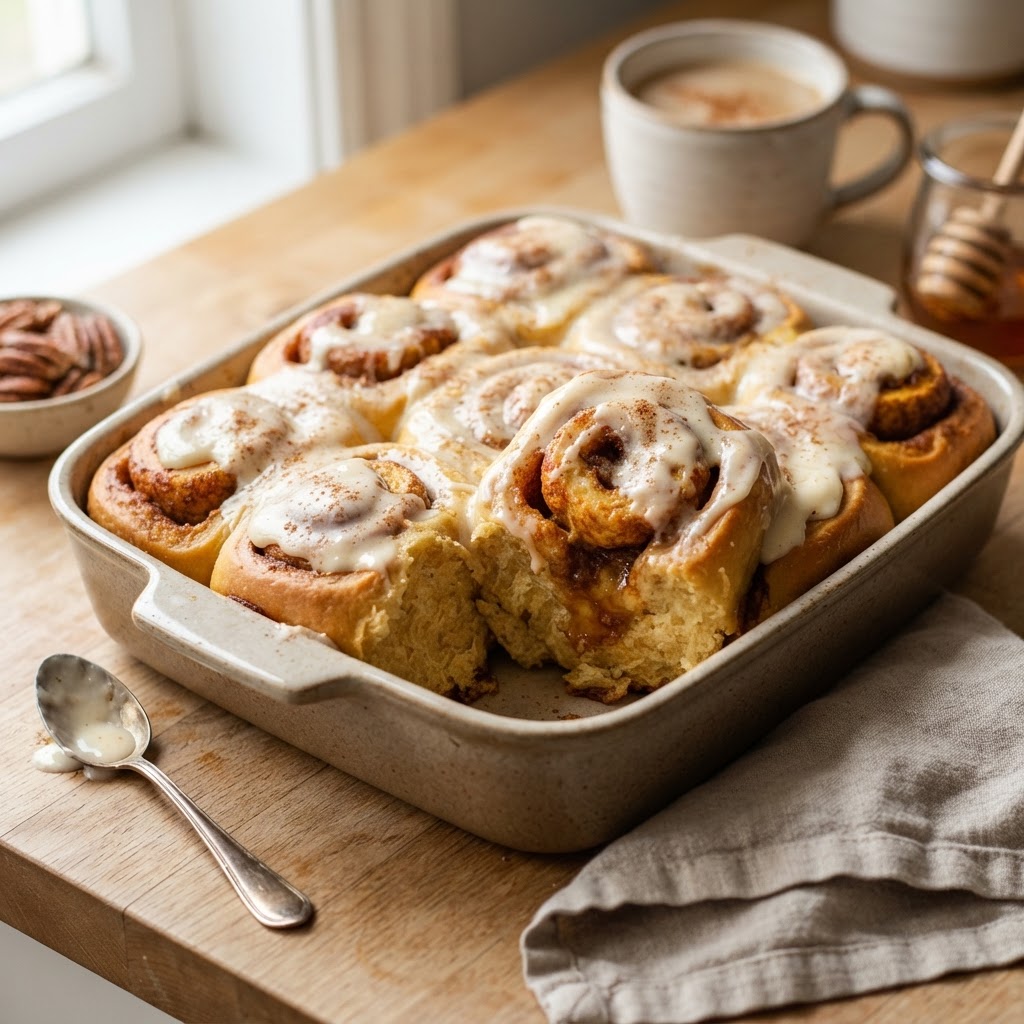 Pumpkin Cinnamon Rolls