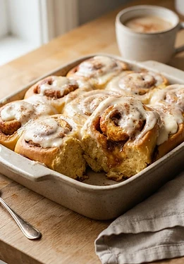 Pumpkin Cinnamon Rolls