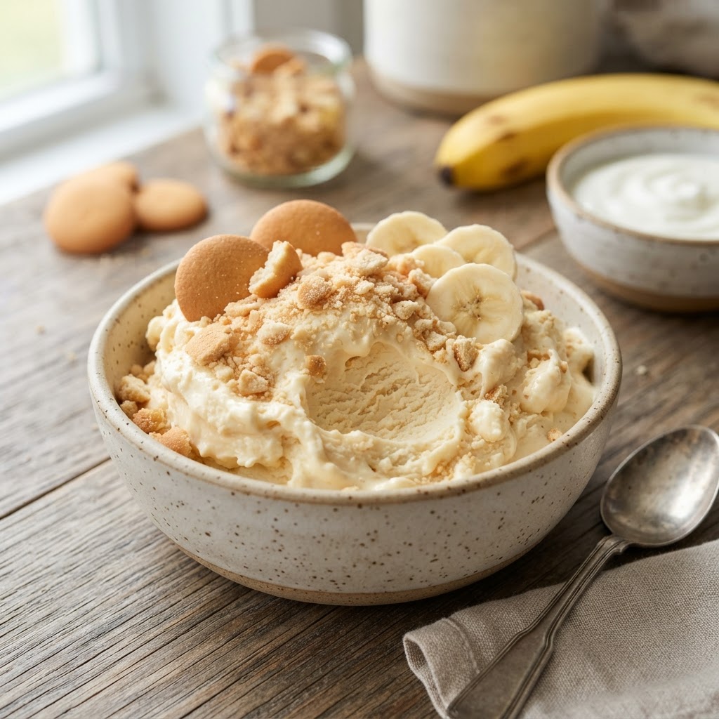 Ninja Creami Banana Pudding Ice Cream