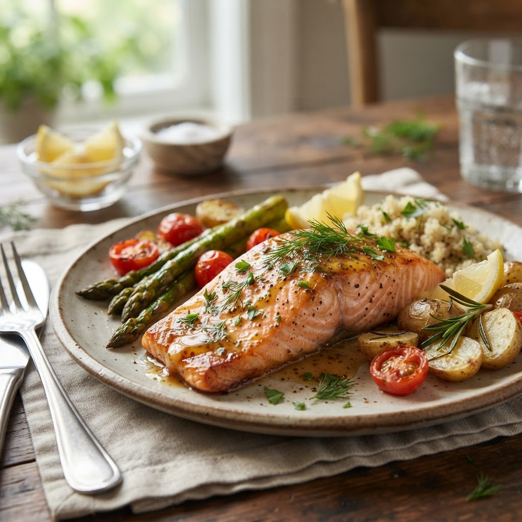 20-Minute Honey Mustard Salmon
