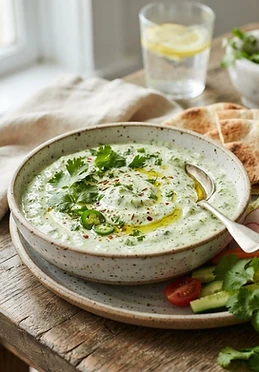 Green Harissa Yogurt Sauce