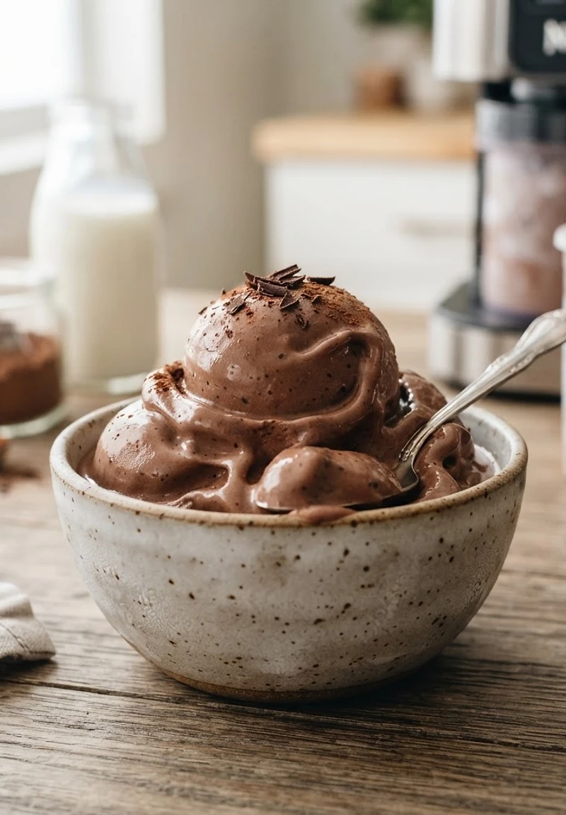 Ninja Creami Chocolate Protein Ice Cream