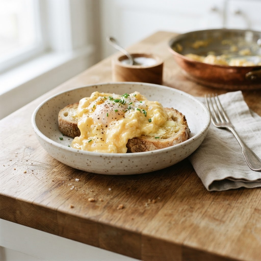 How to Keep Scrambled Eggs Soft and Creamy