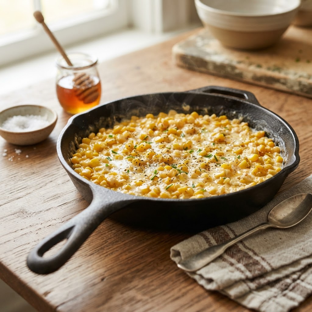 Honey Butter Skillet Corn