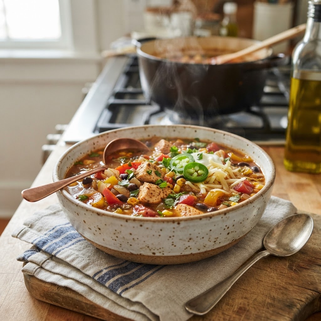 Chicken Fajita Soup