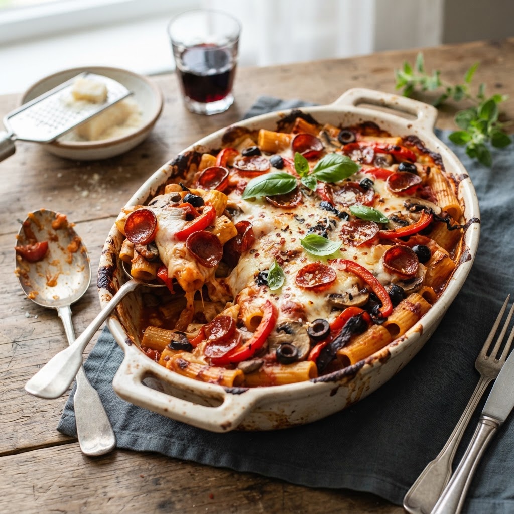 Pizza Pasta Casserole