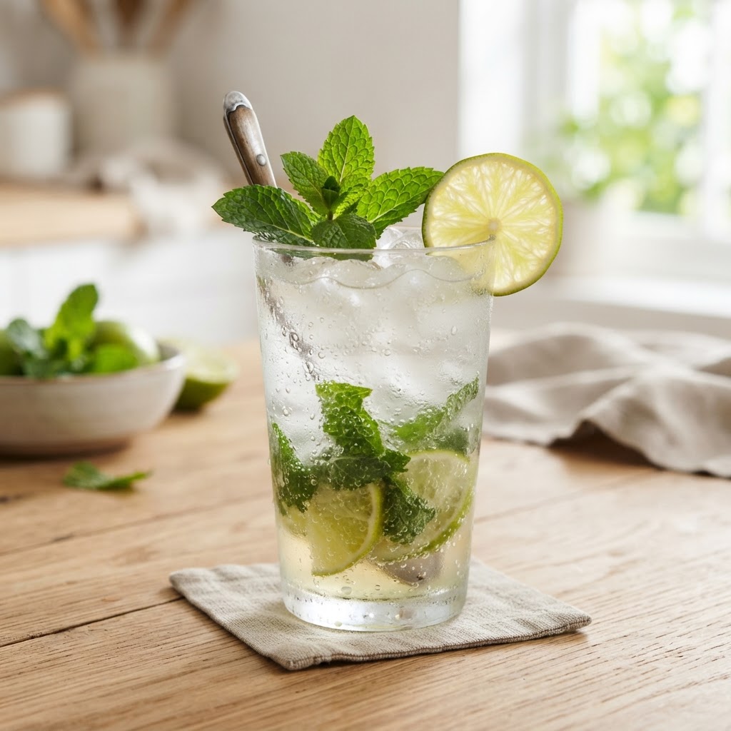 Classic Mint and Lime Cooler
