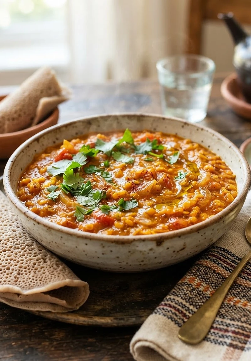 Ethiopian Red Lentil Stew (Misir Wot)