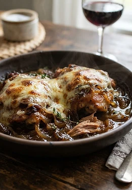 Slow Cooker French Onion Chicken