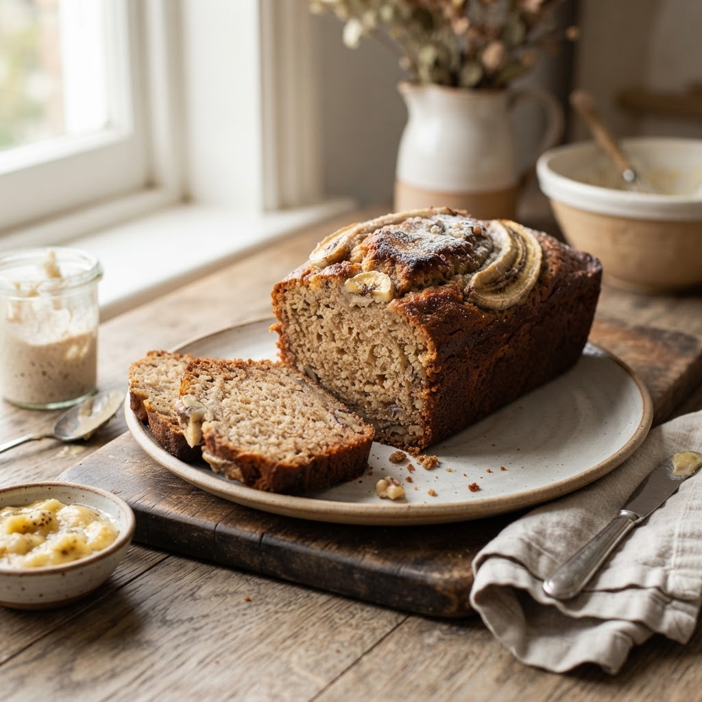 Sourdough Discard Banana Bread