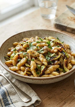 Brown Butter Cabbage Spaetzle