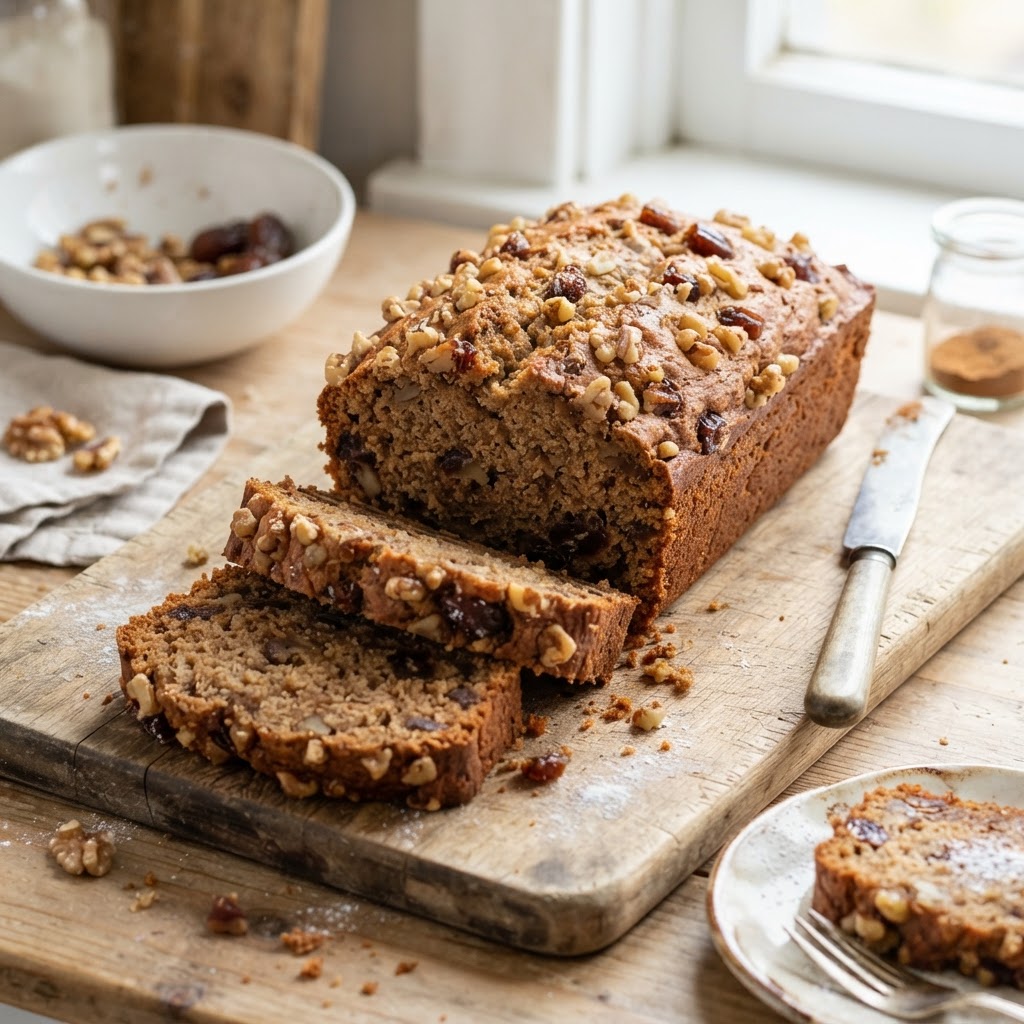 Date Walnut Banana Bread