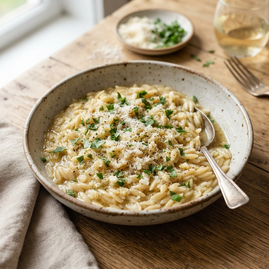 Garlic Butter Orzo
