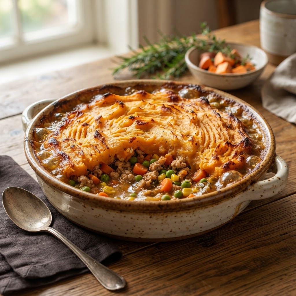 Sweet Potato Turkey Shepherd’s Pie