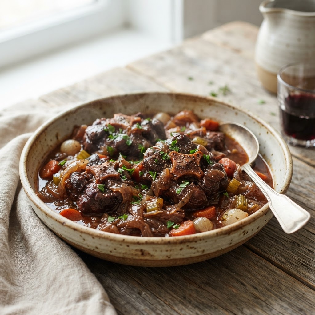 Red Wine Braised Oxtail
