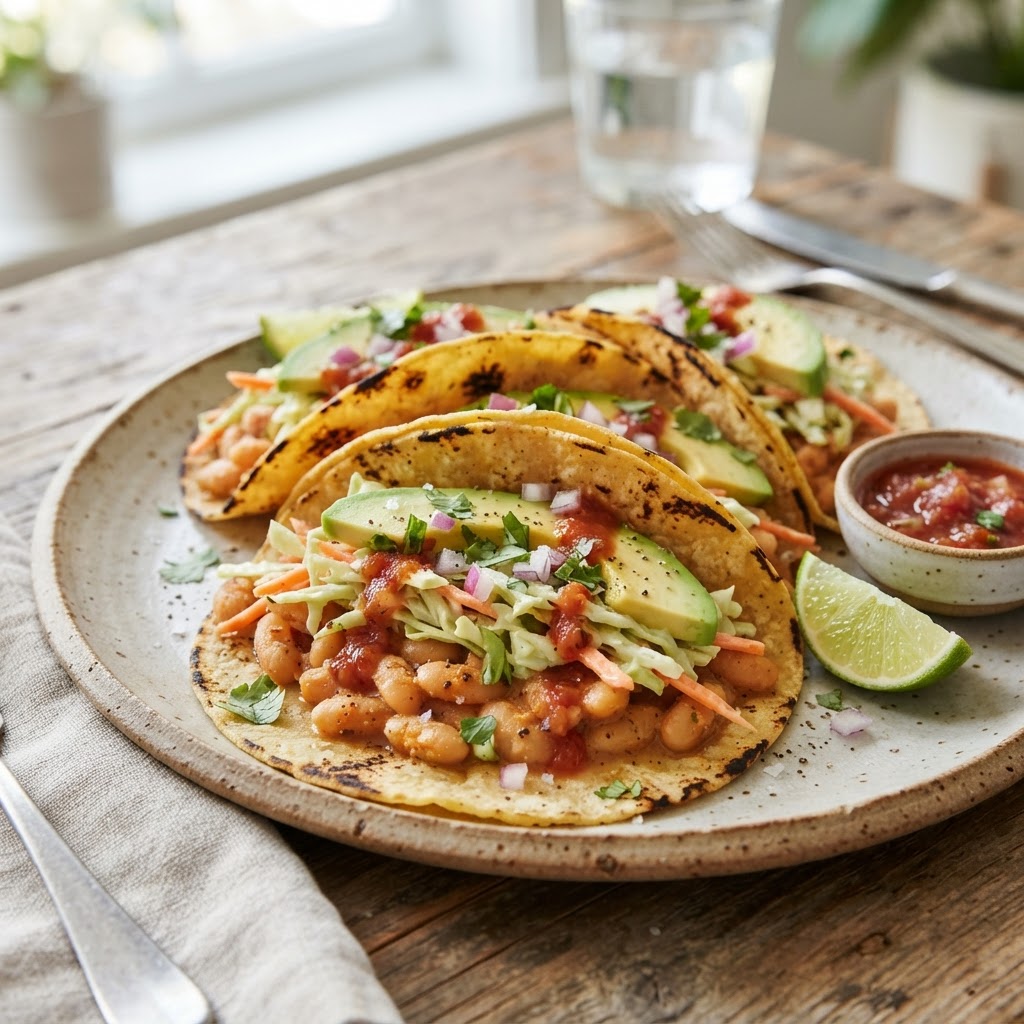Smoky White Bean Tacos