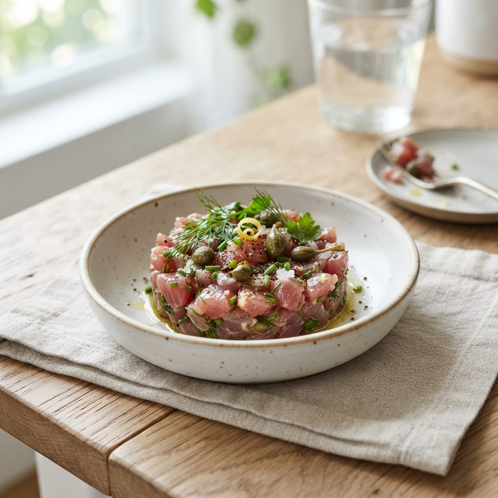 Citrus Herb Tuna Tartare