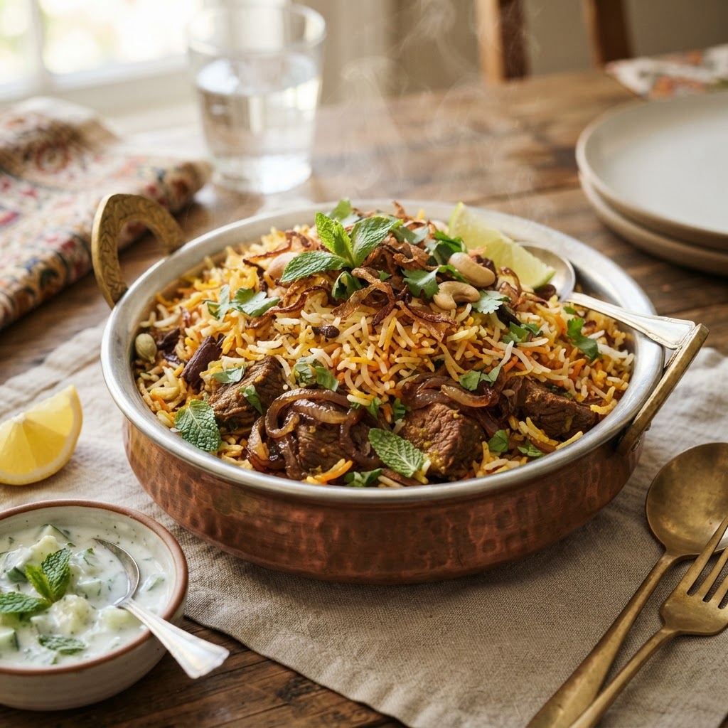 Classic Beef Biryani