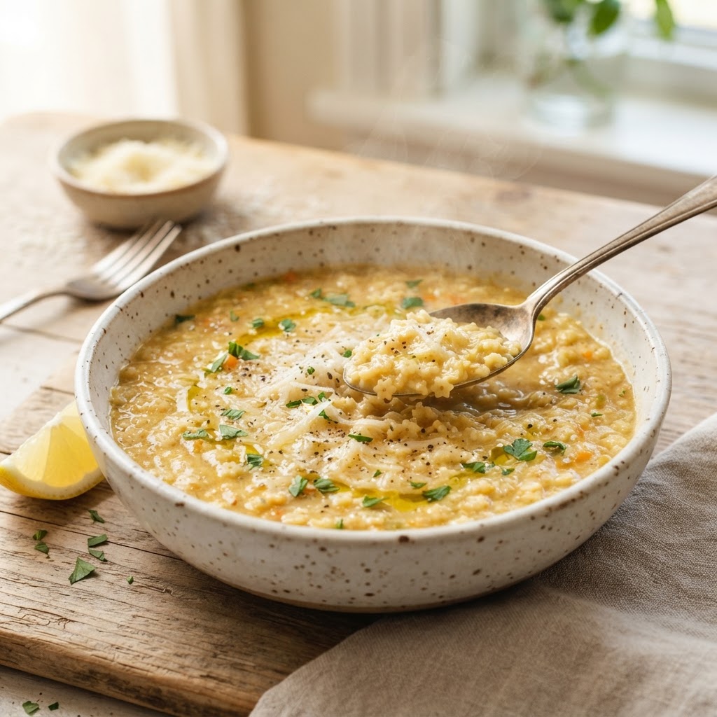 Creamy Pastina and Vegetable Soup