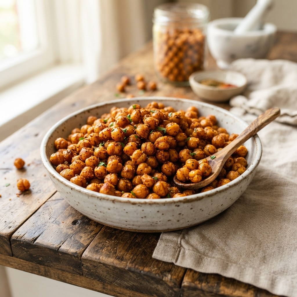 Crispy Roasted Chickpeas