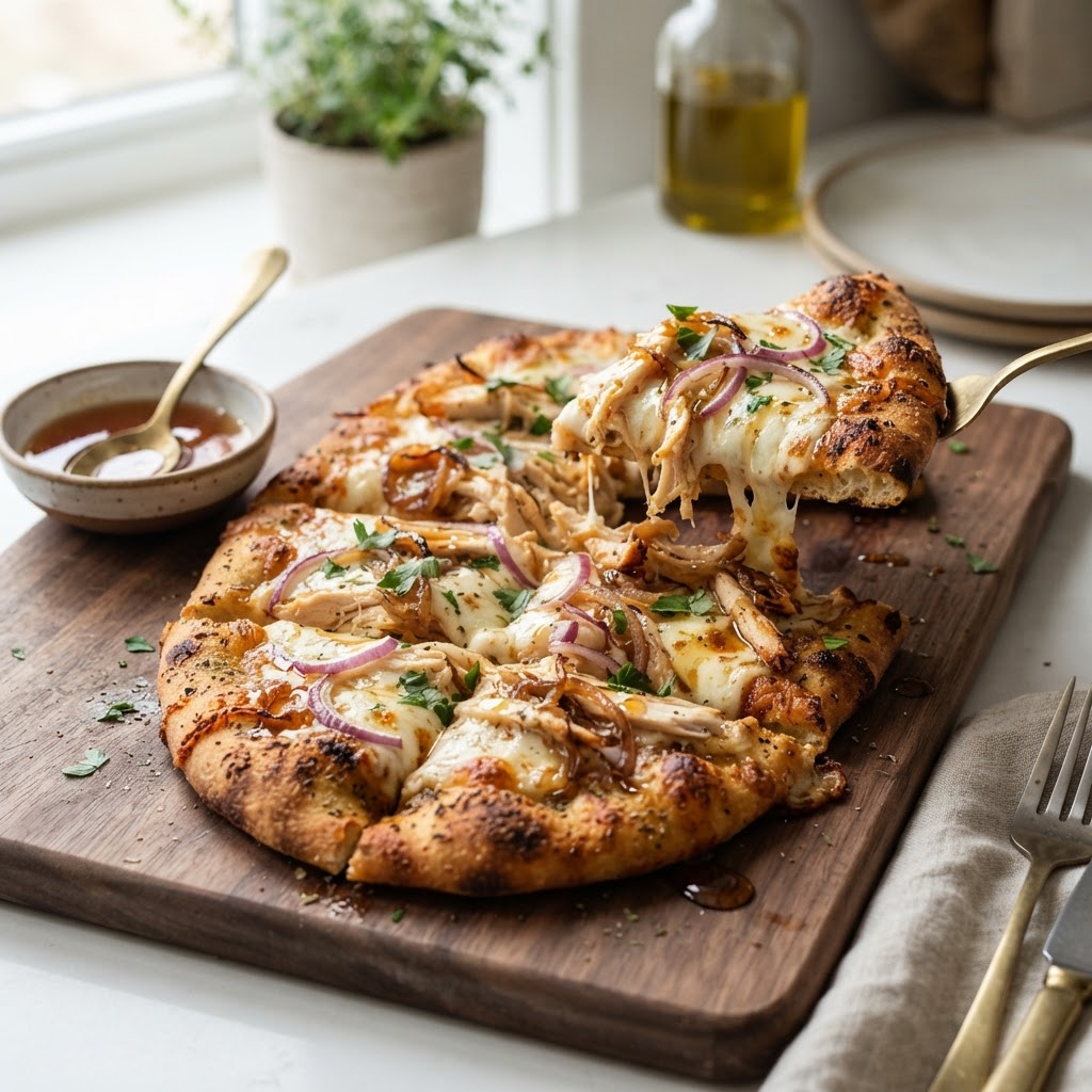 Hot Honey Chicken Flatbread