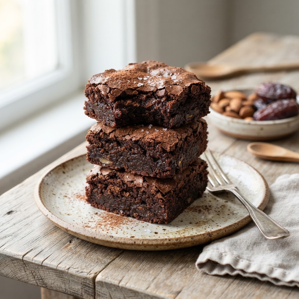 Date-Sweetened Brownies