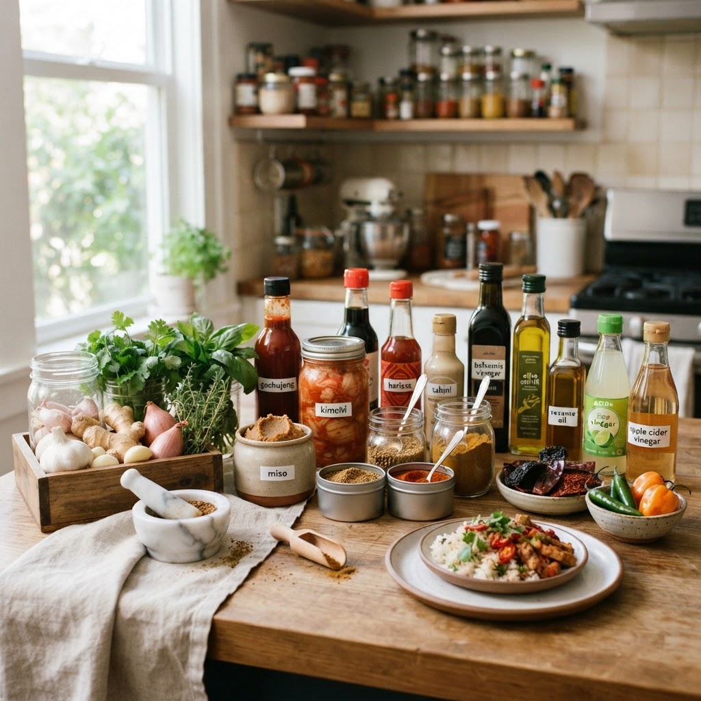 How to Build a Pantry Around Flavor Bases From Different Cuisines