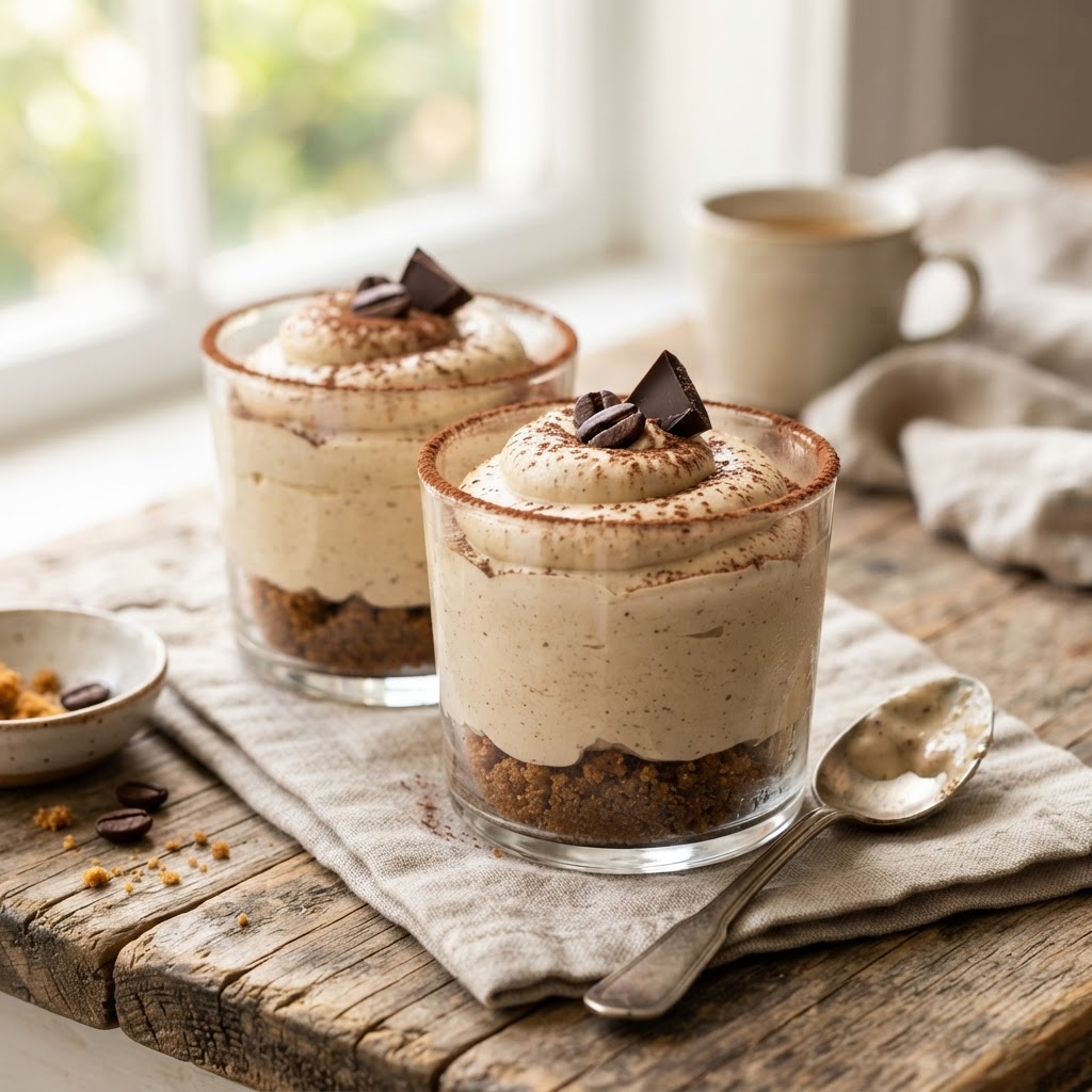 Maple Espresso Cheesecake Cups