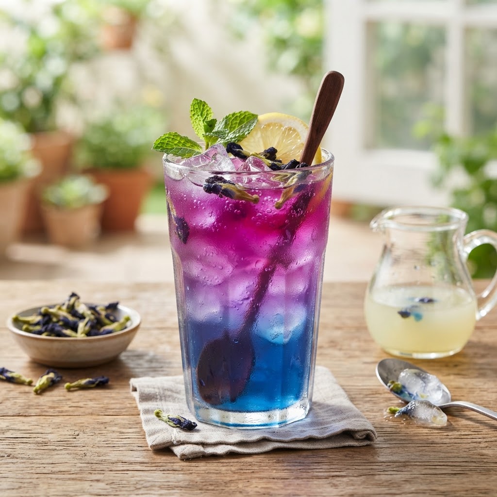 Butterfly Pea Lemonade