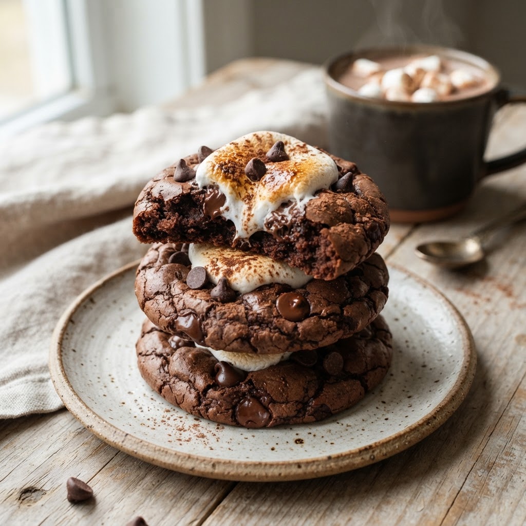 Hot Chocolate Cookies