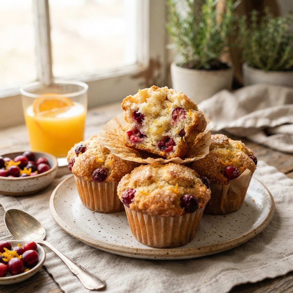 Cranberry Orange Muffins