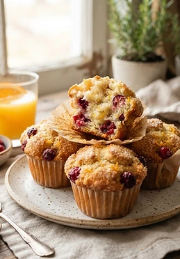 Cranberry Orange Muffins
