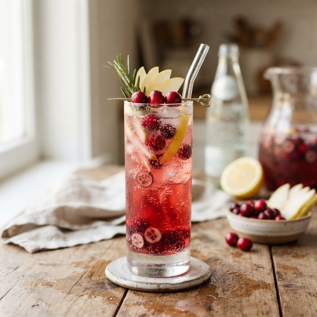 Cranberry Pear Sparkler