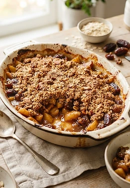 Apple Date Crumble