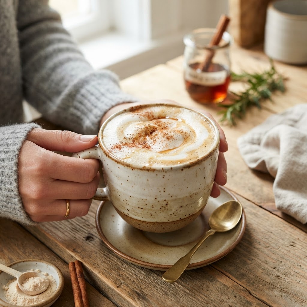 Maple Cinnamon Protein Latte